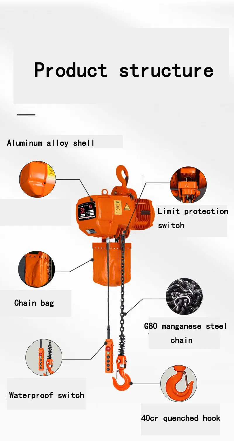 Electric Chain Hoist Electric Hoist TOYO Type