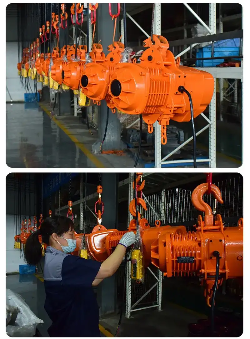 Manufacturers Supply 1 Ton Electric Chain Hoist 2 Ton Lifting Hoist Chain Crane