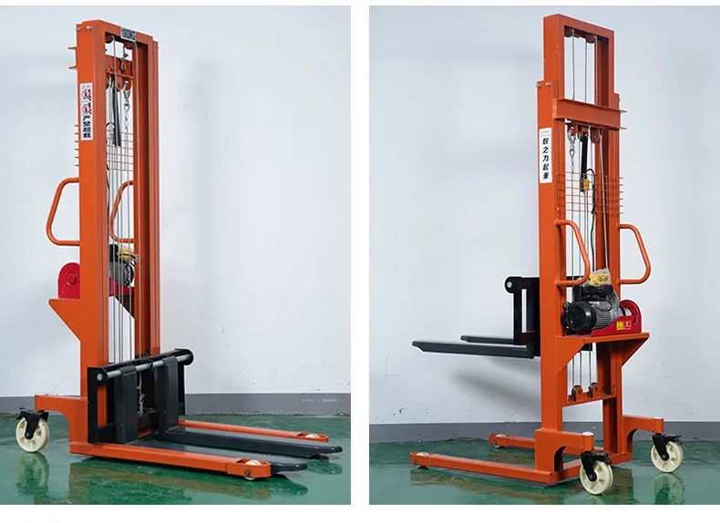 Specializing in the Production of 2 Tons Hydraulic Stacker Lift Manual Hydraulic Fork Stacker