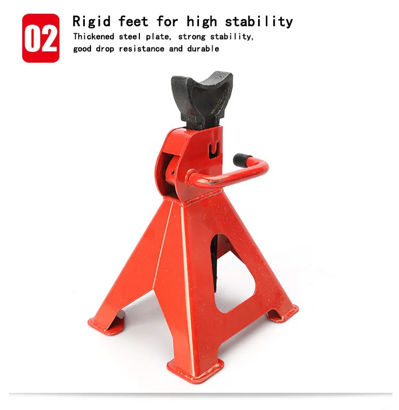 1 Pair 2 Ton Capacity Adjustable Height Car Jack Stand Safety Tools Car Jack Auto Stands