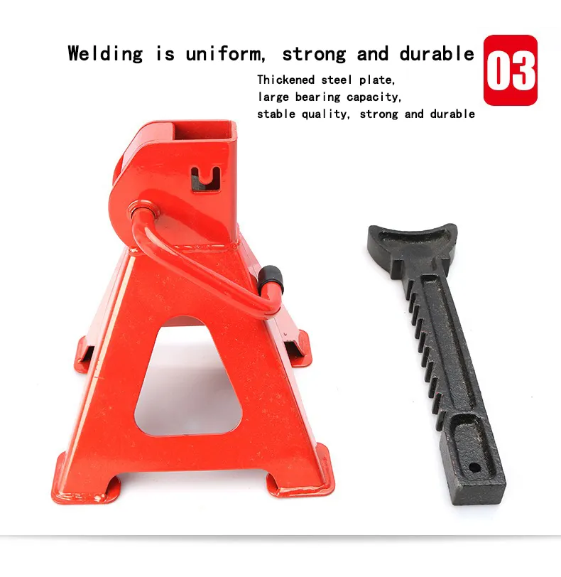 1 Pair 2 Ton Capacity Adjustable Height Car Jack Stand Safety Tools Car Jack Auto Stands