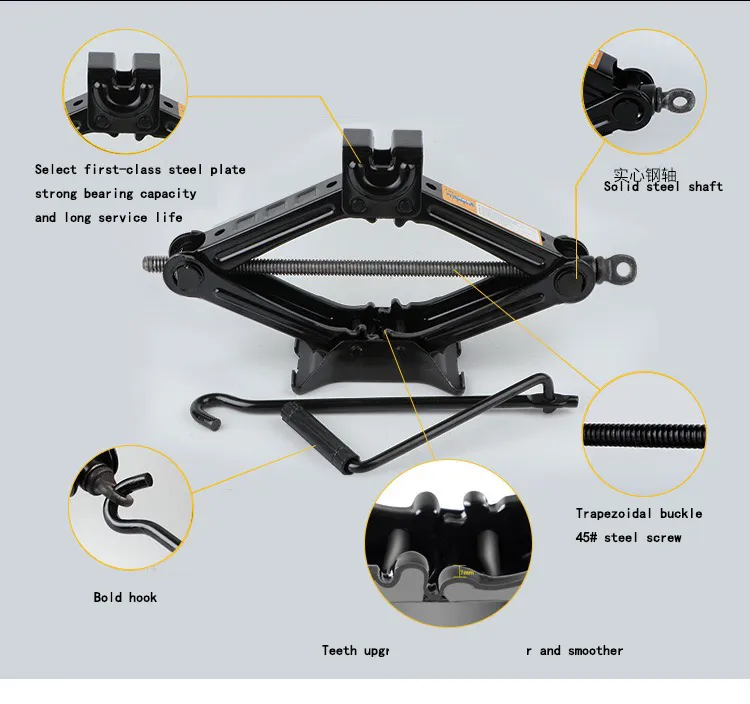 Factory Price 2 Tons Scissor Jack Car Jack